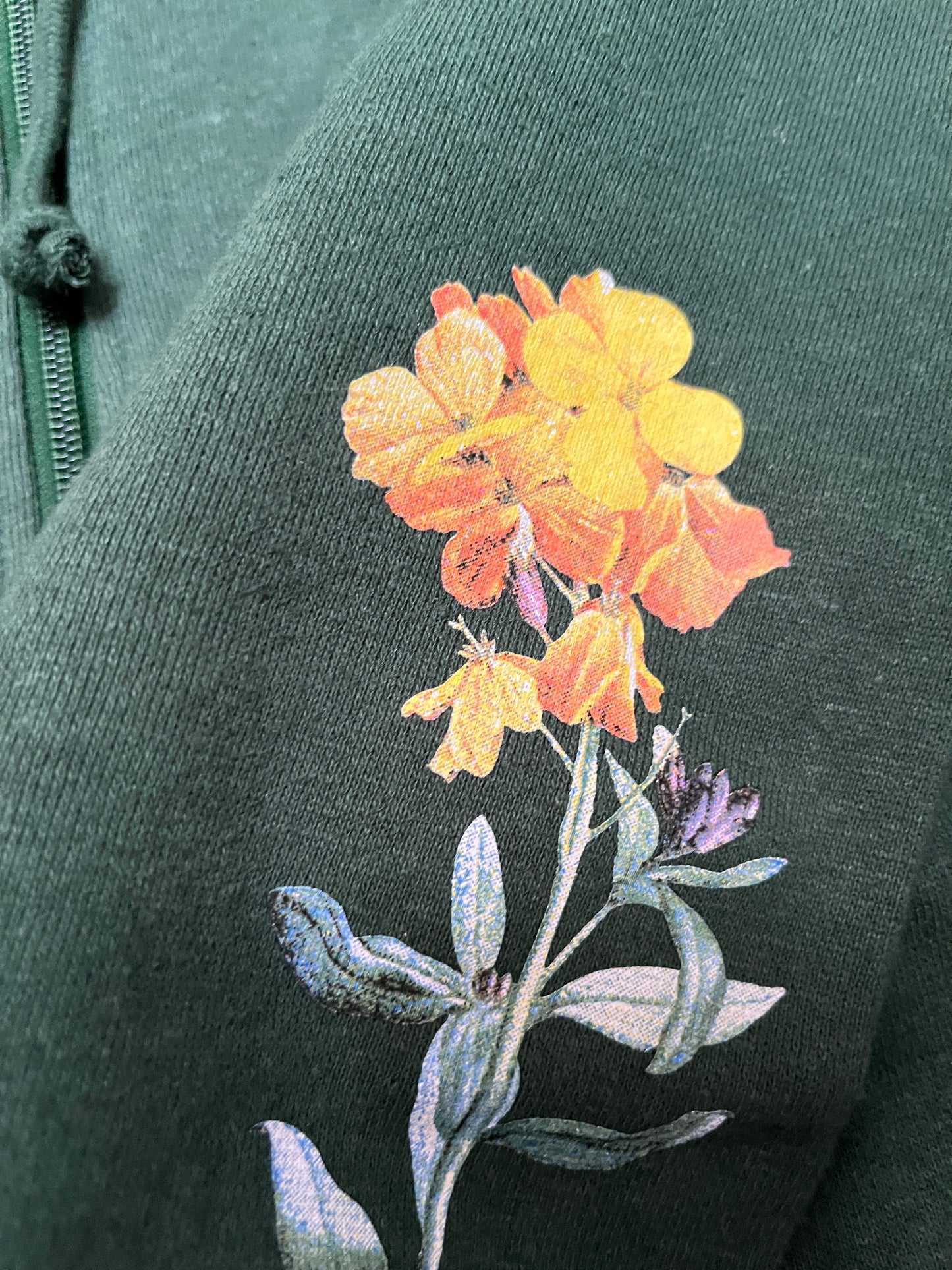 FLOWERZ Hemp and Organic Cotton Zip Up