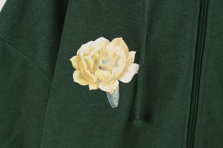 FLOWERZ Hemp and Organic Cotton Zip Up